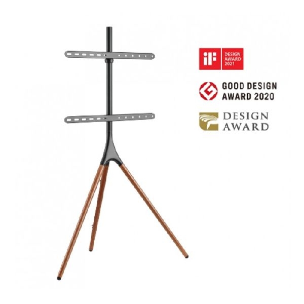 Dacomex S65-600E Dacomex TV-Ständer S65-600E in edlem Staffelei-Design, für Flachbildschirm 114 - 165 cm (45" - 65"), bis 32 kg