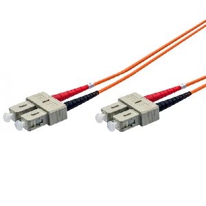 Ekivalan COZ050DCDC2SO0005A Ekivalan LWL Duplex Patchkabel OM2, 50/125 µm, SC/SC, orange, 0,5 m