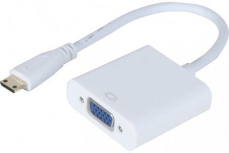 Tecline 127841 Mini HDMI Adapter, Mini HDMI St. C/ VGA Bu.
