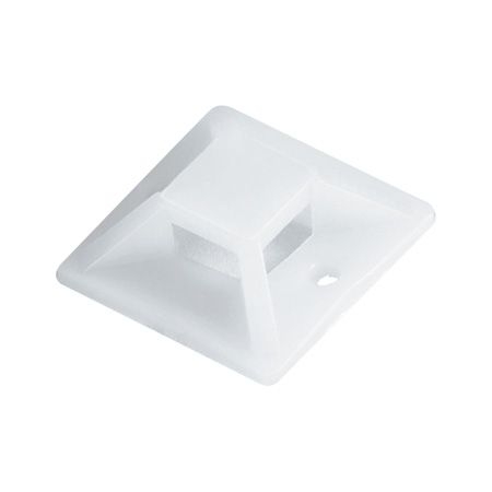 Tecline 690048 Befestigungssockel für Kabelbinder bis 4,8 mm Breite, naturfarben, VE 100 Stück