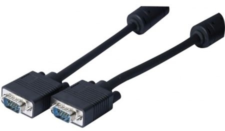 Exertis Connect 119720 S-VGA Monitorkabel, 15pol HD D-Sub St./St., 5,0 m, schwarz