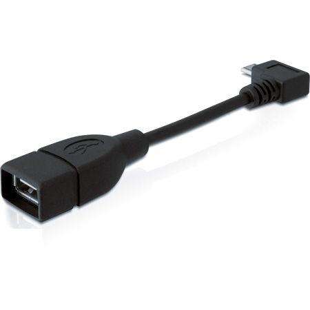Delock 83104 DeLOCK Micro USB Adapterkabel abgewinkelt, USB Bu. A / USB Micro B St. B, 0,1 m