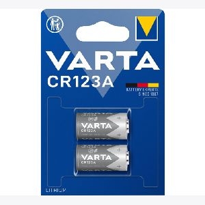 Varta 06205301402 VARTA Batterie, Lithium, CR 123A, 3,0 V, 1430 mAh, 2-er Pack