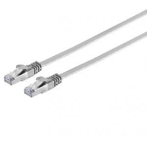 shiverpeaks BS75525-SL shiverpeaks Flachband Patchkabel Cat. 6A, U/FTP, grau, 15,0 m