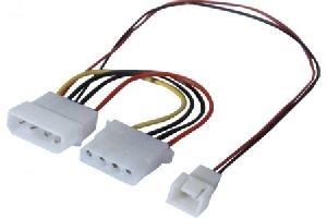 Exertis Connect 146851 Molex Stromversorgungskabel für Lüfter 3 Pins