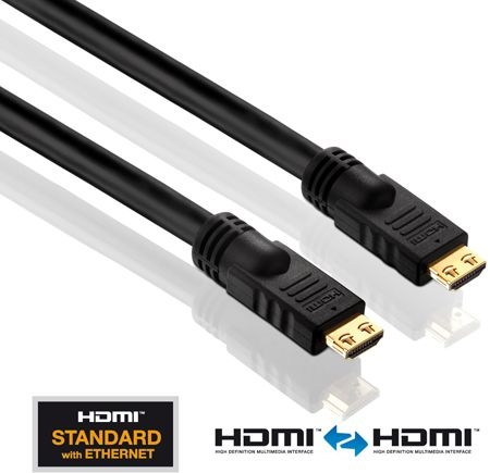 PureLink PI1000-150 PureLink PureInstall HDMI 1.4 High Speed Kabel, 4K, HDMI St. A/ HDMI St. A, 15,0 m