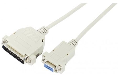 Exertis Connect 137000 AT Verbindungskabel, DB-9 Buchse/DB-25 Stecker, 1,8 m