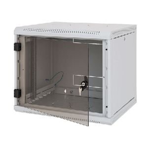 Triton RUA-06-AS5-CAX-A1 Triton 19" Wandgehäuse RUA, 6 HE, 600 x 495 mm, vorbereitet für Lüftereinbau, lichtgrau RAL 7035