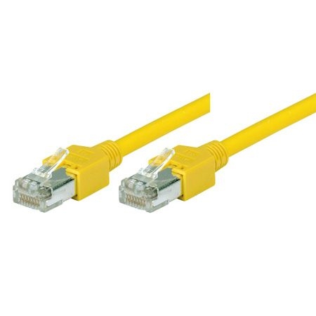 Tecline 71307Y Tecline Patchkabel Cat. 5e, SF/UTP, halogenfrei, gelb, 7,5 m