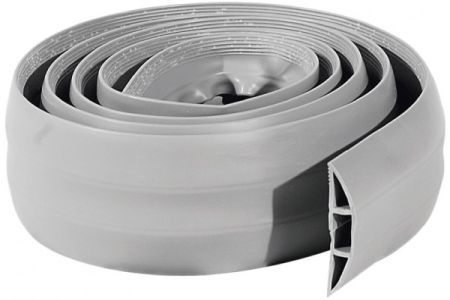 Exertis Connect 753640 Flexibler Kabelkanal aus PVC, flexibel, für bis zu 3 Kabel, 1,80 m, grau