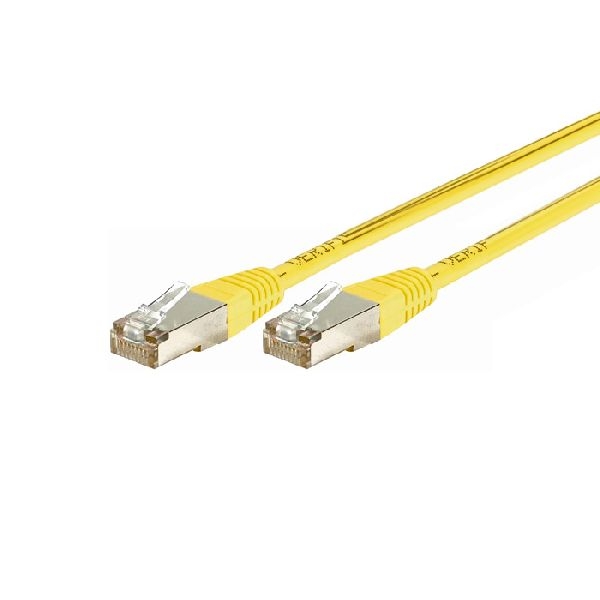 Exertis Connect 853345 Patchkabel Cat. 6, F/UTP, PoE+, gelb, 30,0 m