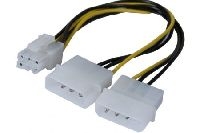 Exertis Connect 146691 Adapterkabel Molex (m) zu PCI-E (w), 25 cm