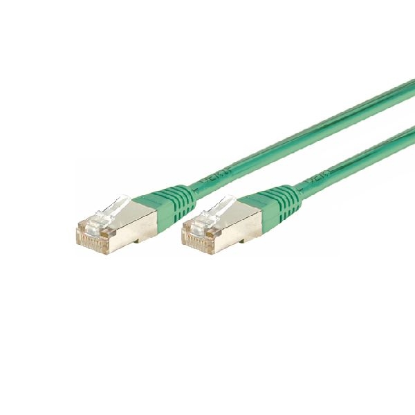 Dexlan 858348 Dexlan Patchkabel Cat. 6A, S/FTP (PiMF), grün, 2,0 m
