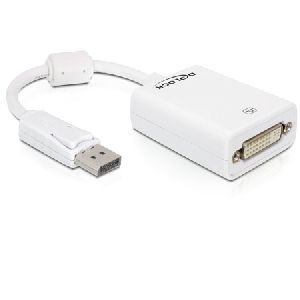 Delock 61765 DeLOCK Adapter DisplayPort St. / DVI-I Bu., weiß