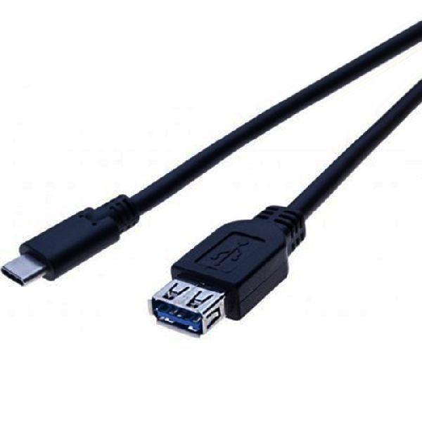 Exertis Connect 150319 Exertis Connect USB 3.2 Gen 1 Adapterkabel, USB St. C / Bu. A, schwarz, 0,5 m