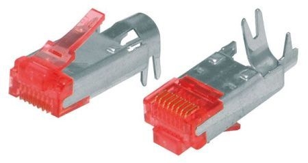 Hirose TM21DP-TM-88P(61)/222-2941-3-6 Hirose Modularstecker TM21, Cat.6 (nur Stecker ohne Knickschutztülle und Kabelführung "Guide Plate"), VPE 50 Stü