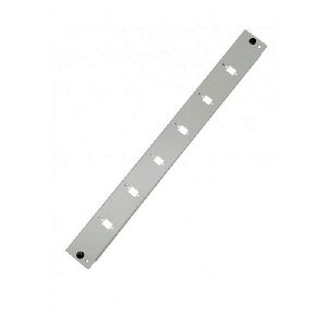 Tecline 20500006 Tecline Frontblende für 19" Spleißbox 1 HE, 6x LC Duplex, SC / E2000 / LSH Simplex, lichtgrau RAL 7035