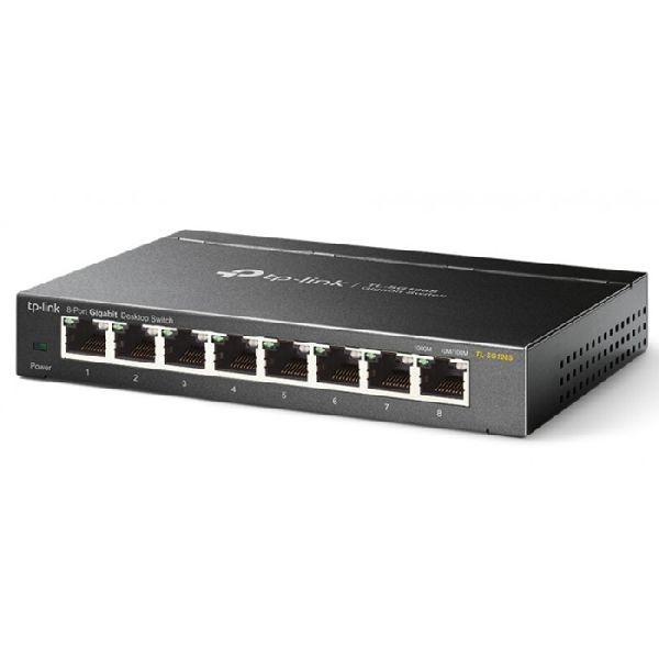 TP-Link TL-SG108S TP-Link Gigabit Switch TL-SG108S, 8 Port, Desktop
