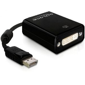 Delock 61847 DeLOCK Adapter DisplayPort Stecker > DVI 24+5 Buchse, schwarz