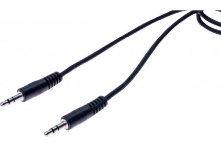 Exertis Connect 108571 Audiokabel, 3,5 mm Stereo Klinkenst./St., schwarz, ca. 15,0 m