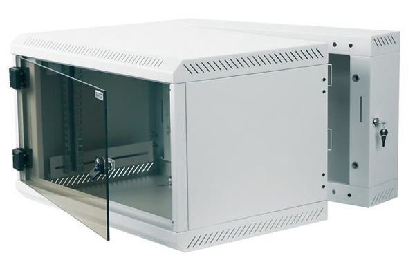 Triton RBA-18-AD5-CAX-A1 Triton 19" Wandgehäuse RBA, 2-teilig, 18 HE, 600 x 515 mm, lichtgrau RAL 7035