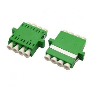 Tecline 20500044 Tecline LWL Kupplung, LC/APC 8° / LC/APC 8° Quad, OS2, grün