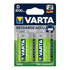 Varta 56720101402 VARTA Batterie Power Accu, Mono, D, HR20, 1.2V 3000mAh