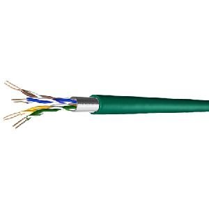 Draka 60015735 Draka Patchkabel UC300 S26, Cat. 5e, F/UTP, halogenfrei, grün, 1000 m Einwegtrommel