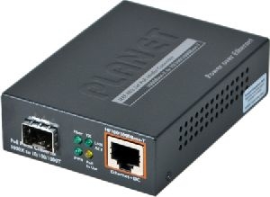 Planet GTP-805A Planet Medienkonverter GTP-805A, 1x 1000/100/10 Mbit/s (RJ45) mit PoE 802.3af, 1x SFP Slot 1000/100 Mbit/s