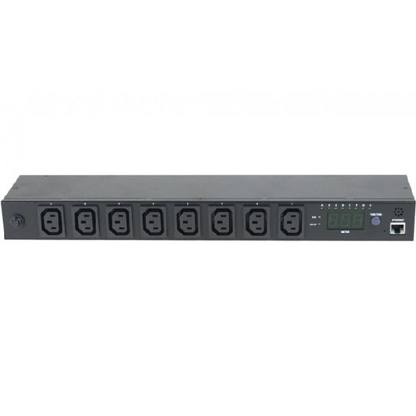 Exertis Connect 68413 IP-gesteuerte PDU (schaltbare Steckdose), 8-fach C13 Buchse, 19 Zoll