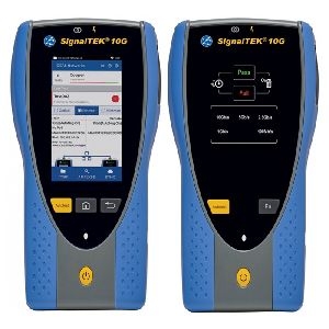 Trend Networks R157001 TREND NETWORKS SignalTEK 10G FT Ethernet-Troubleshooter und Bandbreiten-Tester mit Glasfasertest (mit opt. SFP-Modulen)