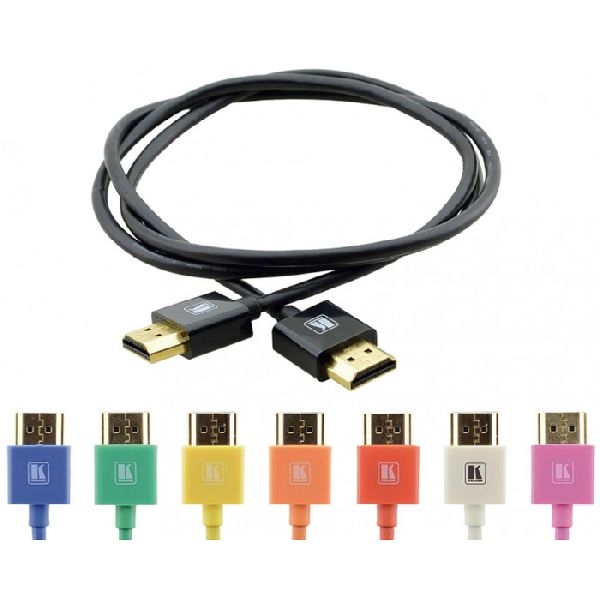 Kramer C-HM/HM/PICO/OR-10 Kramer ultradünnes HDMI-Kabel C-HM/HM/PICO, 4K@60Hz (4:4:4), HDMI St. A / HDMI St. A, orange, 3,0 m