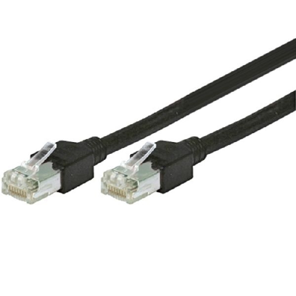 Tecline 71910S Tecline Patchkabel Cat. 5e, S/UTP, hochflexibel, schwarz, 10,0 m