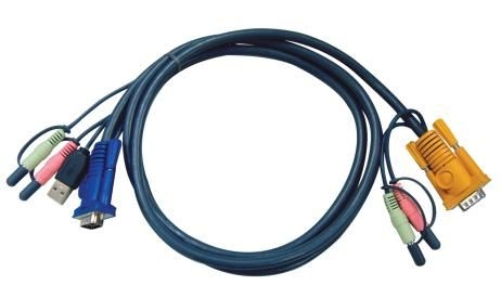 Aten 2L-5303U Oktopuskabel USB mit Audio, 3,0 m