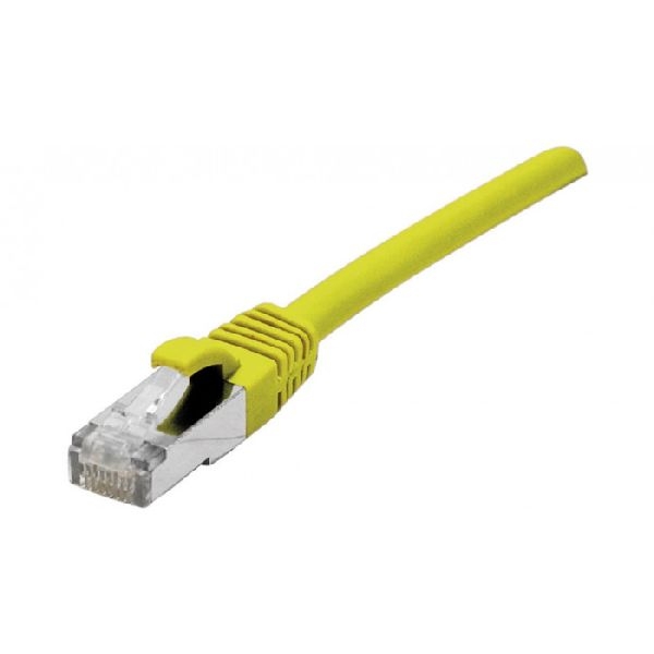 Exertis Connect 854644 RJ45 Patchkabel Cat. 6, F/UTP, GRS-zertifiziert, gelb, 10,0 m