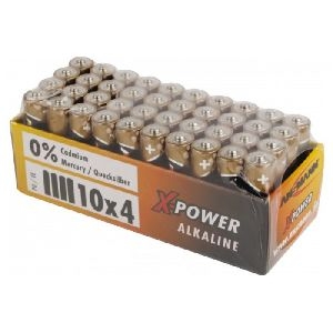 Ansmann 1521-0007 Ansmann X-Power Alkaline Batterie, Micro (AAA), VE: 10x 4 Stück