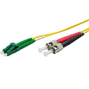 Ekivalan COZ008LAST2SJ0020A Ekivalan LWL Duplex Patchkabel OS2, 9/125 µm, LC APC/ST, gelb, 2,0 m