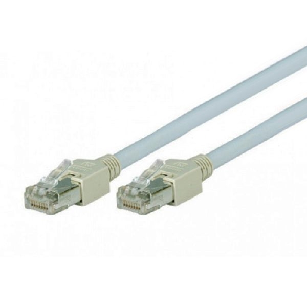 Tecline 72710 Patchkabel F/UTP, CAT.5E, grau, 10,0 m