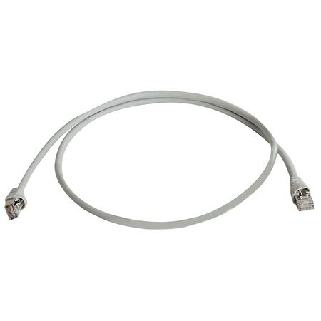 Telegärtner L00001A0090 / 100008268 Telegärtner Patchkabel Cat. 6A ISO/IEC, S/FTP (PiMF), halogenfrei, grau, 1,5 m