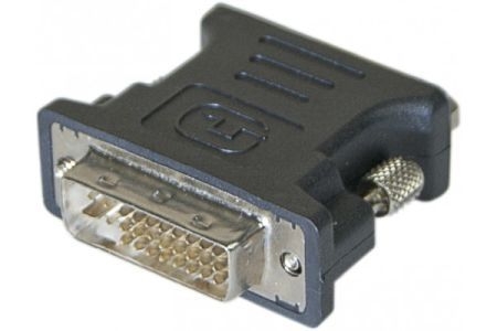 Exertis Connect 581449 DVI/VGA Adapter, 24+5pol DVI-A St./15pol HD D-Sub Bu., hellgrau