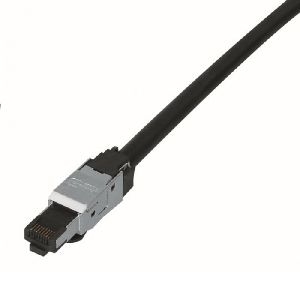 Tecline 79707 Tecline Patchkabel Cat. 6a, S/FTP, CCTV, Outdoor, 4PPoE, schwarz, 7,5 m