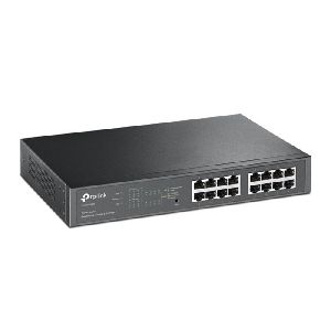 TP-Link TL-SG1016PE TP-Link Easy Smart Gigabit Switch TL-SG1016PE, 8 Port (PoE+), Desktop und 19"