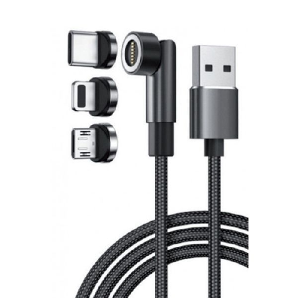 Exertis Connect 640297 USB 3-fach-Ladekabel mit USB-C, Micro-B, Lightning