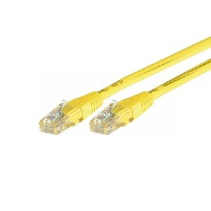 Exertis Connect 854192 Patchkabel Cat. 6, U/UTP, gelb, 0,50m