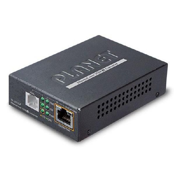 Planet VC-231GP Planet Medienkonverter VC231GP, 1x Gigabit Ethernet PoE+ auf VDSL2+