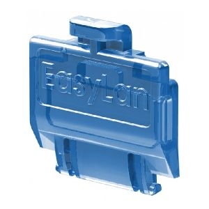 EasyLan CKZMSKBL EasyLan preLink / fixLink Staubschutzklappe blau (transparent), 50 Stück
