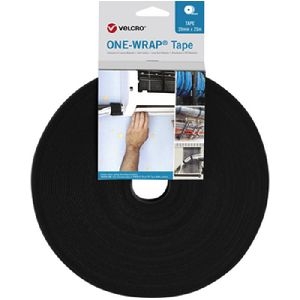 Velcro VEL-OW64140 ONE-WRAP(r) Klettband der Marke VELCRO(r), 20 mm x 25 m, schwarz