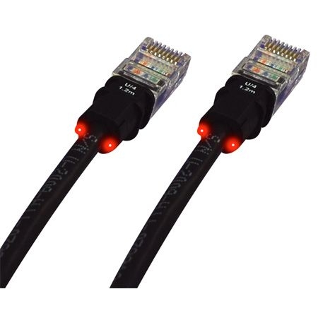 Patchsee F/2 Patchsee Patchkabel BasicPatch Cat. 5e, F/UTP, schwarz, 0,6 m