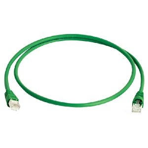 Telegärtner L00000A0073 / 100007965 Telegärtner Patchkabel Cat. 6A ISO/IEC, S/FTP (PiMF), halogenfrei, grün, 0,5 m
