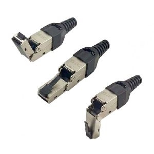 Exertis Connect 920822 Feldkonfektionierbarer RJ45-Stecker, Cat.6A, STP, abwinkelbar
